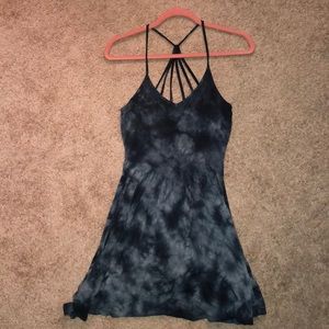 Blue Tye dye Sun dress